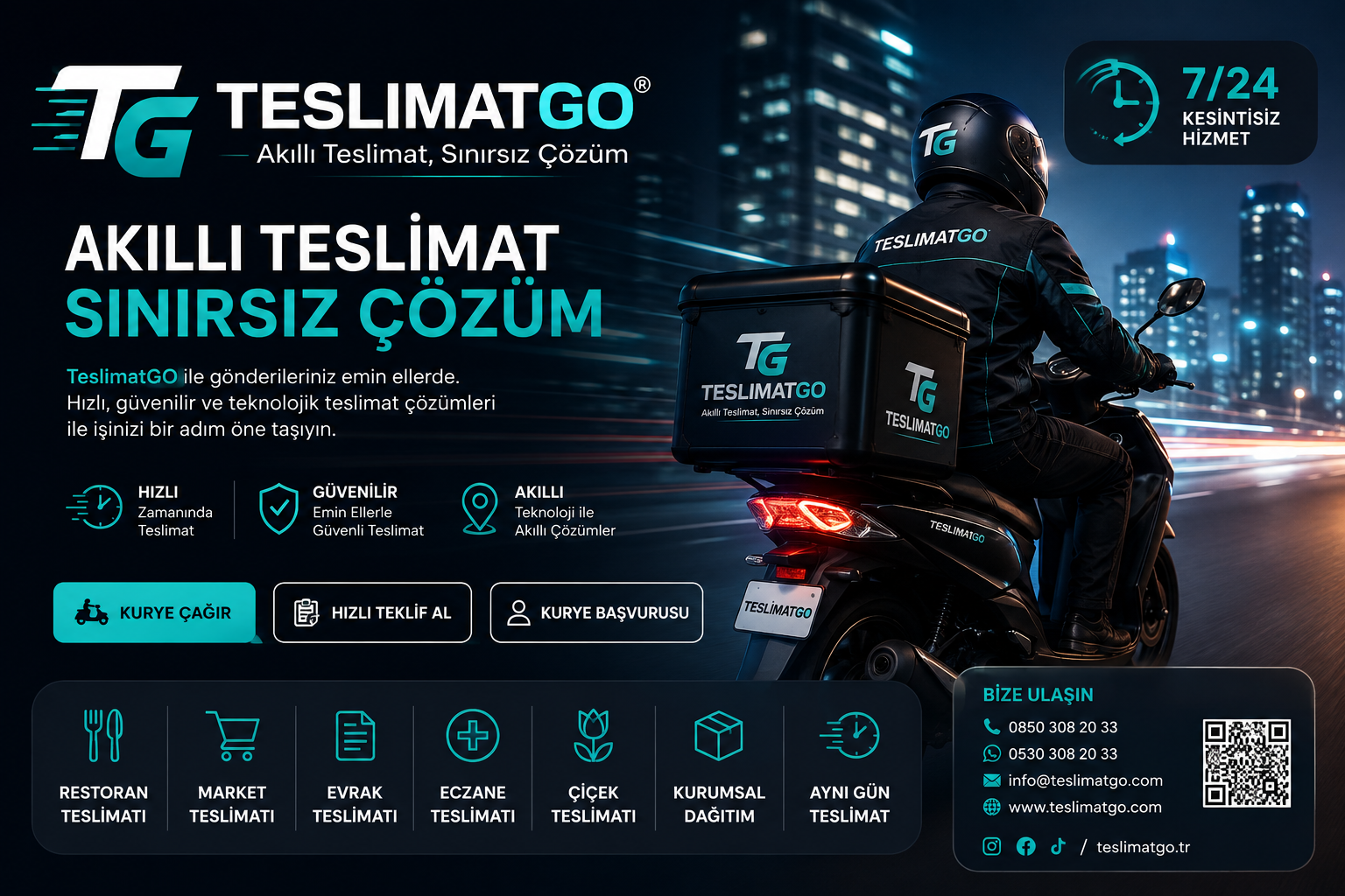 TeslimatGO profesyonel kurye ve moto kurye teslimat hizmeti