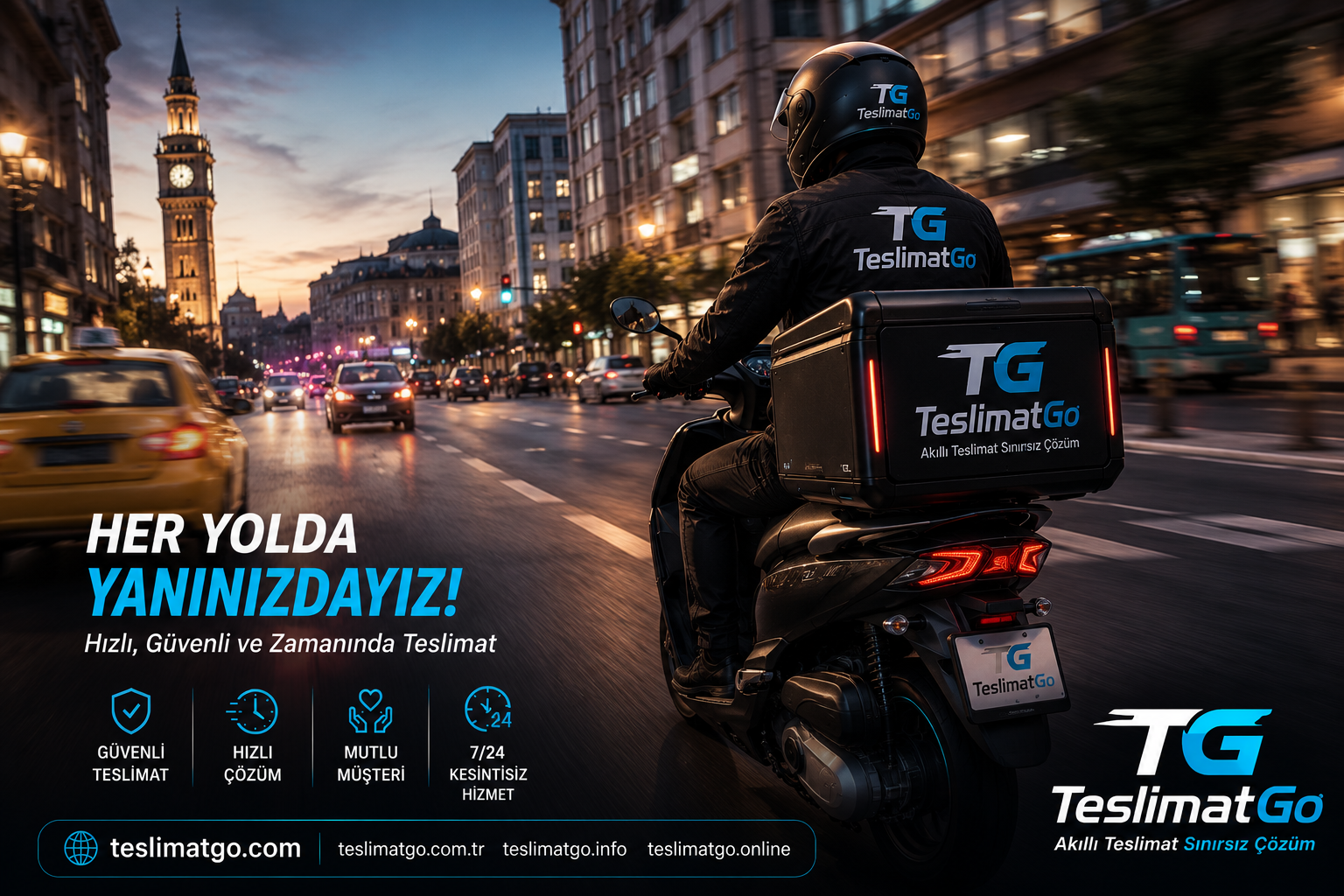 TeslimatGO hızlı kurye ve teslimat hizmeti
